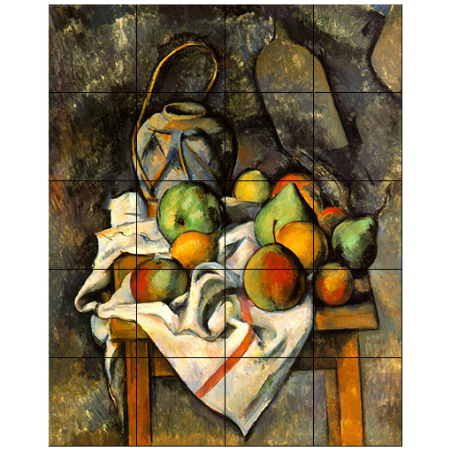 Cezanne "Ginger, Fruit & Jar"